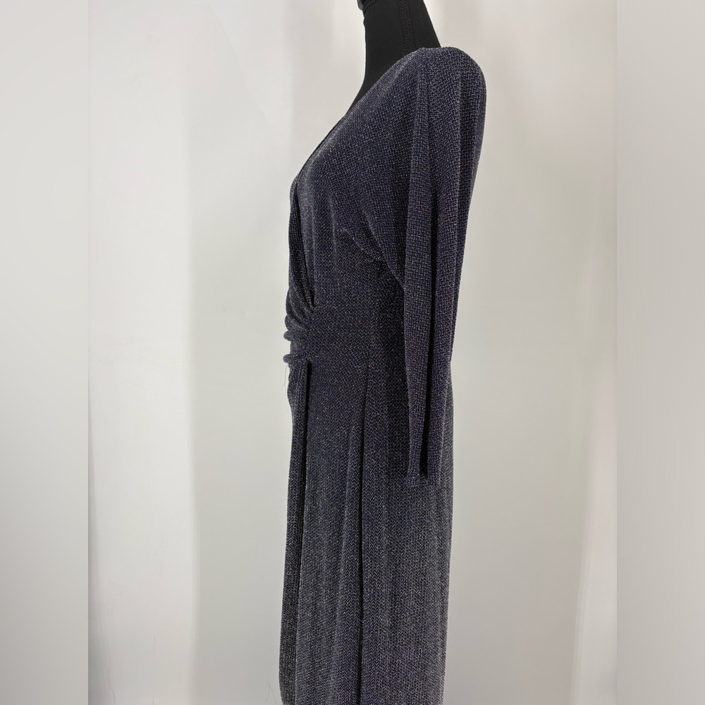 Ralph Lauren Blue Sparkly Dress (B49) - Picture 3 of 10